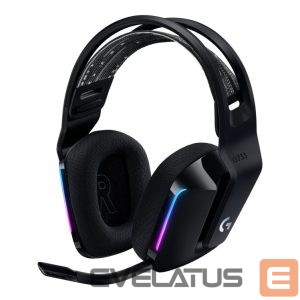 Wired headphones Logitech  Belaidės Žaidimų ausinės  G733, LIGHTSPEED, RGB, Juodos 