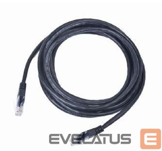 Commutator Gembird PATCH CABLE CAT5E UTP 1M/BLACK PP12-1M/BK
