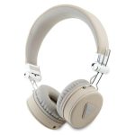 Wireless headphones Guess  Bluetooth ENC GUBH70PGTSPSE Grained Classic Round Shape Beige
