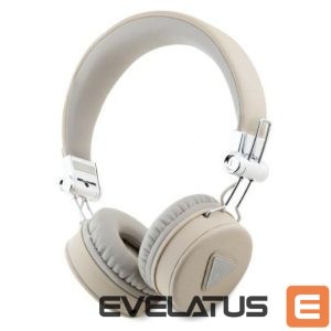 Wireless headphones Guess  Bluetooth ENC GUBH70PGTSPSE Grained Classic Round Shape Beige