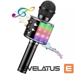 Microphone iWear  M85 Karaoke Kids & Adult Fun Effect Microphone with Speakers & Recod Micro SD USB Bluetooth 