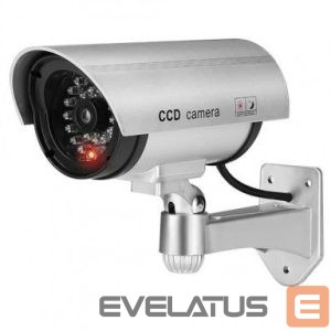 Video camera iWear  IR1 CCTV IR Outdoor Home Security Duymmy Fake Camera with flashing red light 2x AA battery Sil 