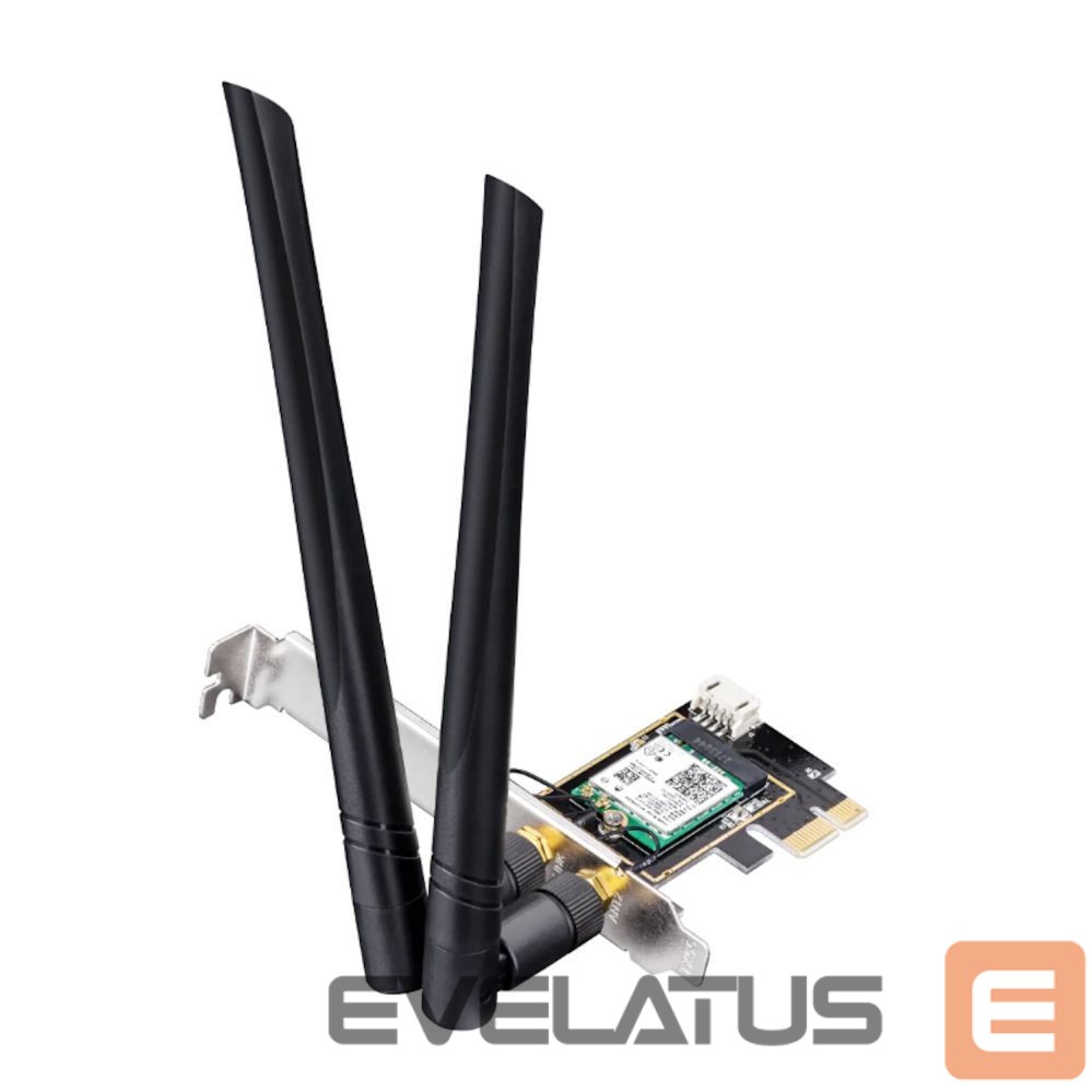 Routers Cudy WE3000 AirMax AX3000 WiFi 6 Bluetooth 5.0 PCIe Adapter Intel AX200 Dual Band 2 Antennas Black