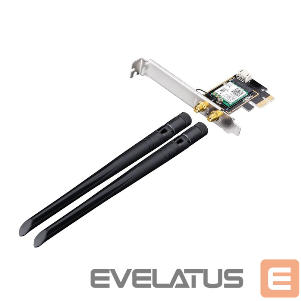 Routers Cudy WE3000 AirMax AX3000 WiFi 6 Bluetooth 5.0 PCIe Adapter Intel AX200 Dual Band 2 Antennas Black