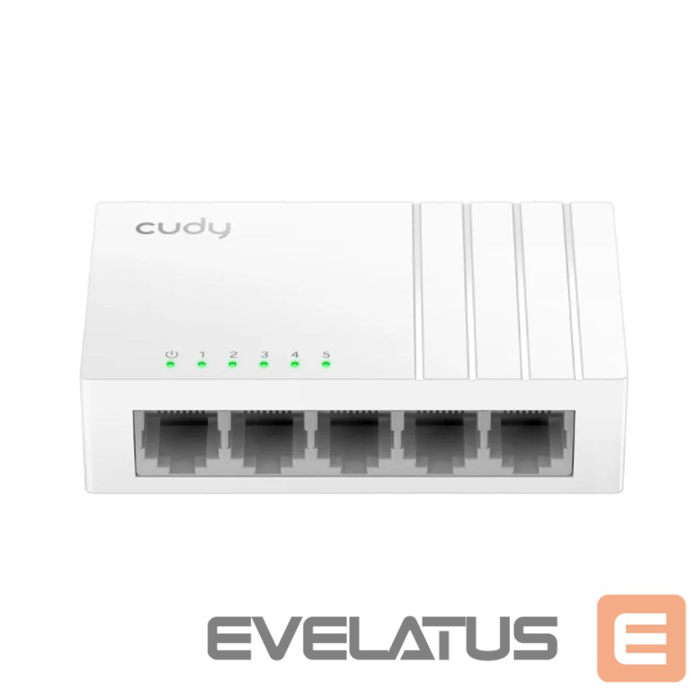 Routers Cudy GS105U NetSwitch 5-Port Gigabit Switch USB-C Power IGMP QoS Loop Prevention Black