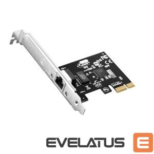 Commutator Cudy  PE10 NetPro Gigabit Ethernet PCIe Adapter Realtek Chipset Auto MDI MDIX Black 