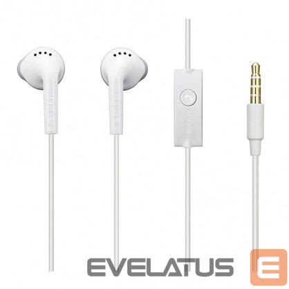 Wired headphones Samsung EHS61ASFWE Universal Original Stereo 3.5mm Headset with Cable 1.2m Microphone White (OEM)