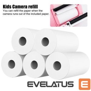 Another product CP  STP10 Self-Adhesive Thermo Paper sticker x10 Rolls 57mm x 25mm for Kids Print Camera 