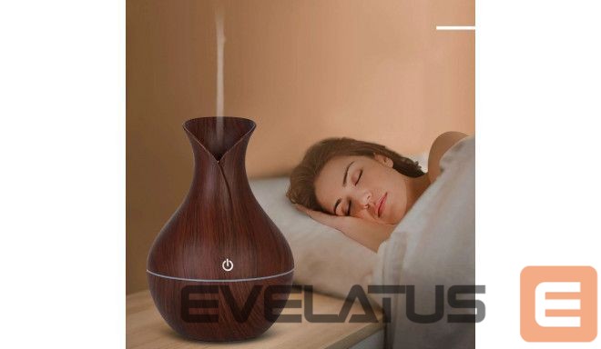 Another product IVY D2 3in1 Aroma Diffuser - Humidifier - 1.5W Night atmosphere USB lamp 11cm / 300ml Dark Wood