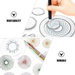 Another product iLike  28pcs Spiral Drawing Ruler Set Includes Gears Pens A4 Paper Tutorial ABS Plastic 