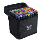 Toys iLike  Toy Super Set of 48pcs Color Markers with zipper carrying bag 