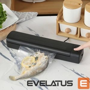 Vacuum dishes IVY  VCM1 Vacuum Sealer Machine for Food Storage with LED Display Black