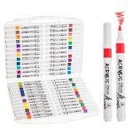 Toys iLike  Marker Set 60 Colors Dual-Tip Professional Drawing Markers Multicolor 