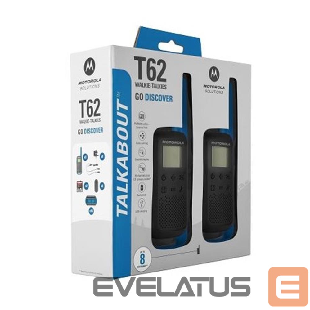 Radios Motorola Motorola TALKABOUT T62 blau