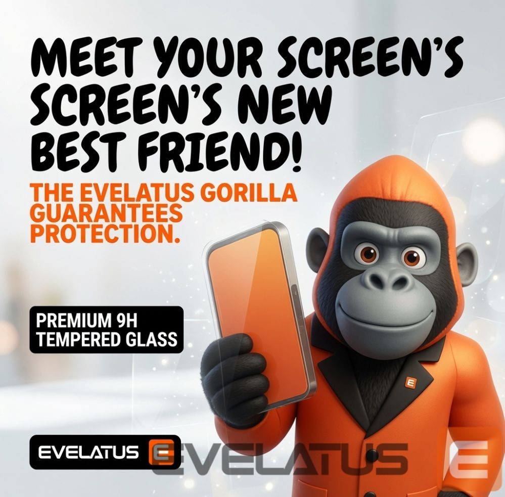 Protective glass Evelatus Apple iPhone 13 / 14 Flip Glass Magic Easy Install Box - Screen Protector