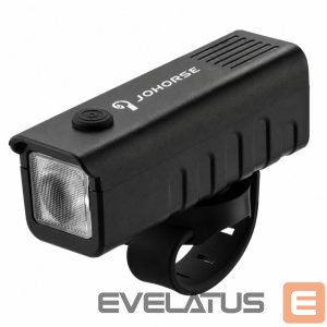 Bicycle accessory iLike  JOHORSE USB Rechargeable Bike Headlight, High Brightness LED Bicycle Front Light, IPX4 Waterproof, ABS Shell, Easy Handlebar Mount 