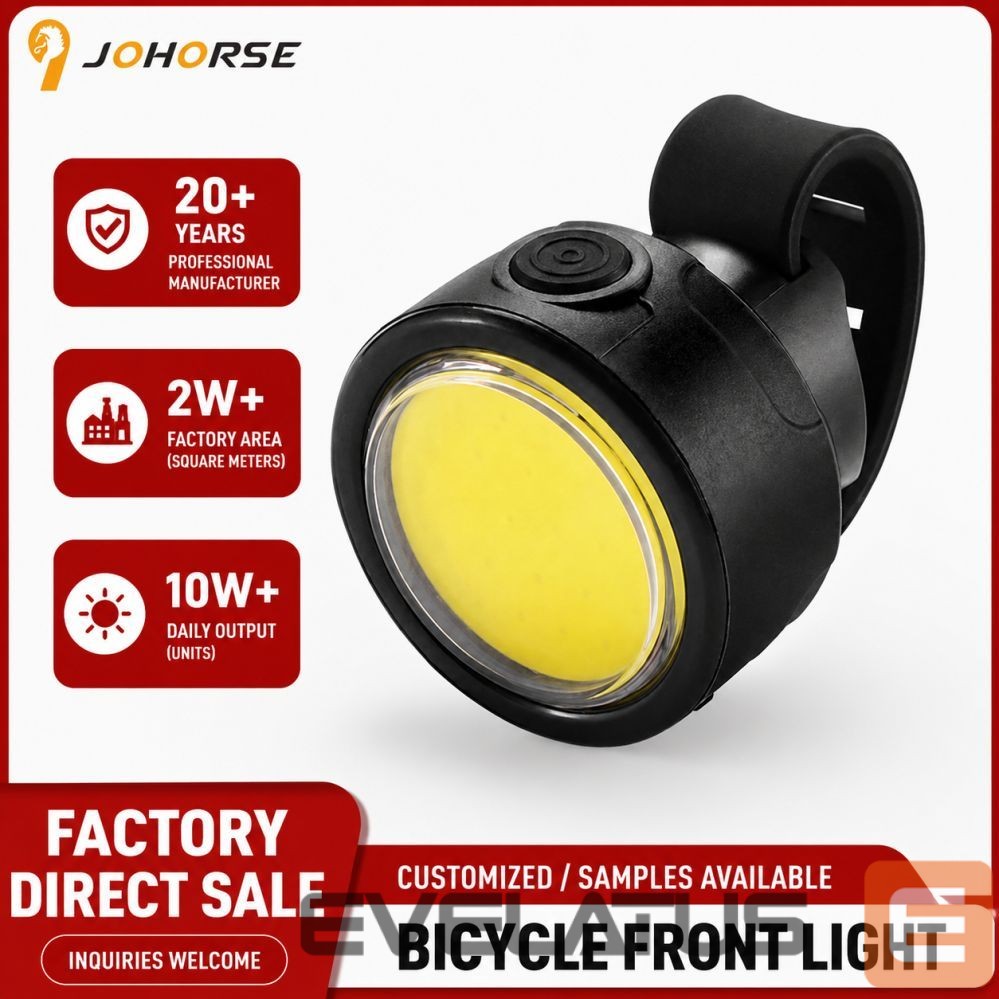Bicycle accessory iLike JOHORSE 50LM USB Rechargeable Bike Tail Light, Type-C Charging, 5 Lighting Modes, IPX4 Waterproof LED Bicycle Rear Safety Light Black