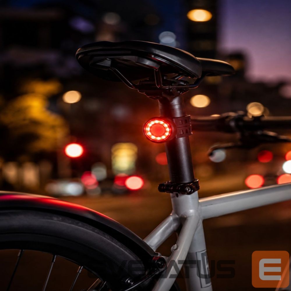Bicycle accessory iLike Johorse CB-18159 Strap Type Tail Red Light Black