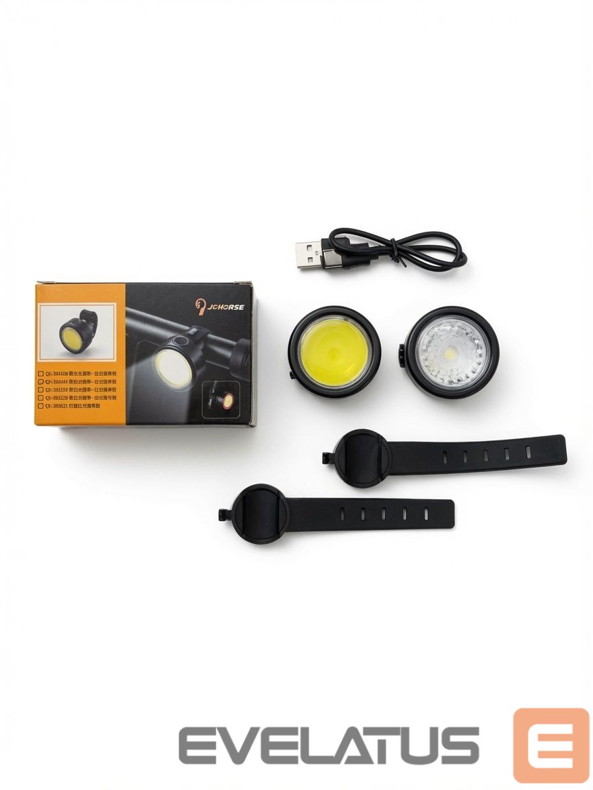 Bicycle accessory iLike Johorse CB-18164 COB Bicycle Light Set (White & Red)