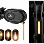 Bicycle accessory iLike  JOWORSE Rechargeable COB LED Bike Tail Light, USB-C Bicycle Rear Safety Light, 300mAh Waterproof Cycling Warning Light 