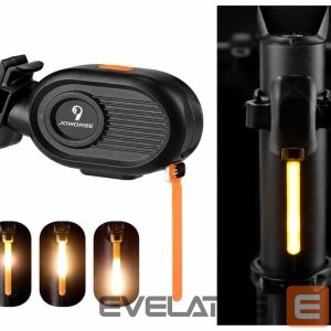 Bicycle accessory iLike  JOWORSE Rechargeable COB LED Bike Tail Light, USB-C Bicycle Rear Safety Light, 300mAh Waterproof Cycling Warning Light 