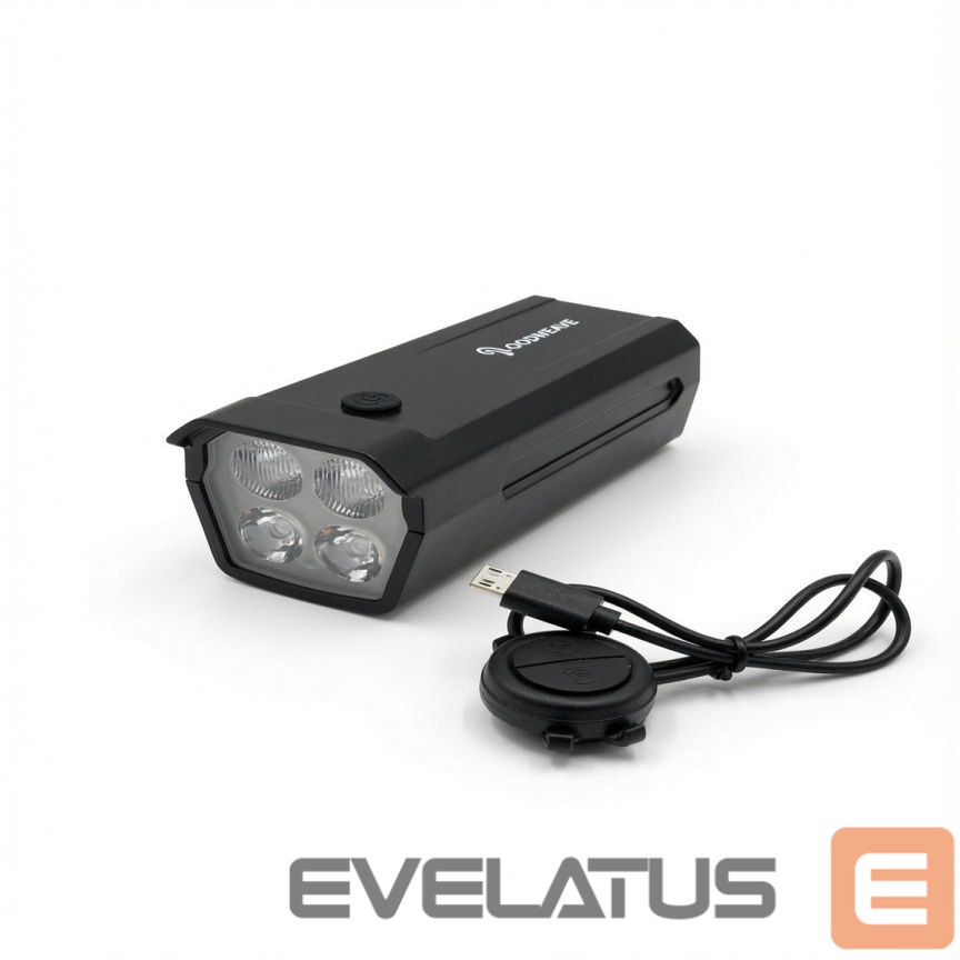 Bicycle accessory iLike JOHORSE Bike Headlight & Electric Horn – 300 Lumens, 120dB, USB Rechargeable