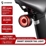 Bicycle accessory iLike  Smart Bike Tail Light, USB Rechargeable LED Bicycle Rear Light with Brake Sensor, Auto Sleep Mode & Vibration Wake-Up 