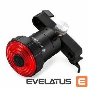 Bicycle accessory iLike  Smart USB Rechargeable Bike Tail Light with Brake Sensor, 7 Lighting Modes, IPX5 Waterproof, Aluminum Bicycle Rear Light, Seat Rail Mount 