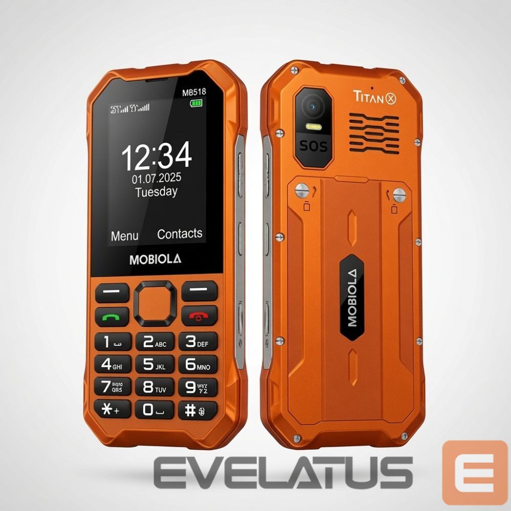 Smartphone Mobiola MB510 TitanX Orange