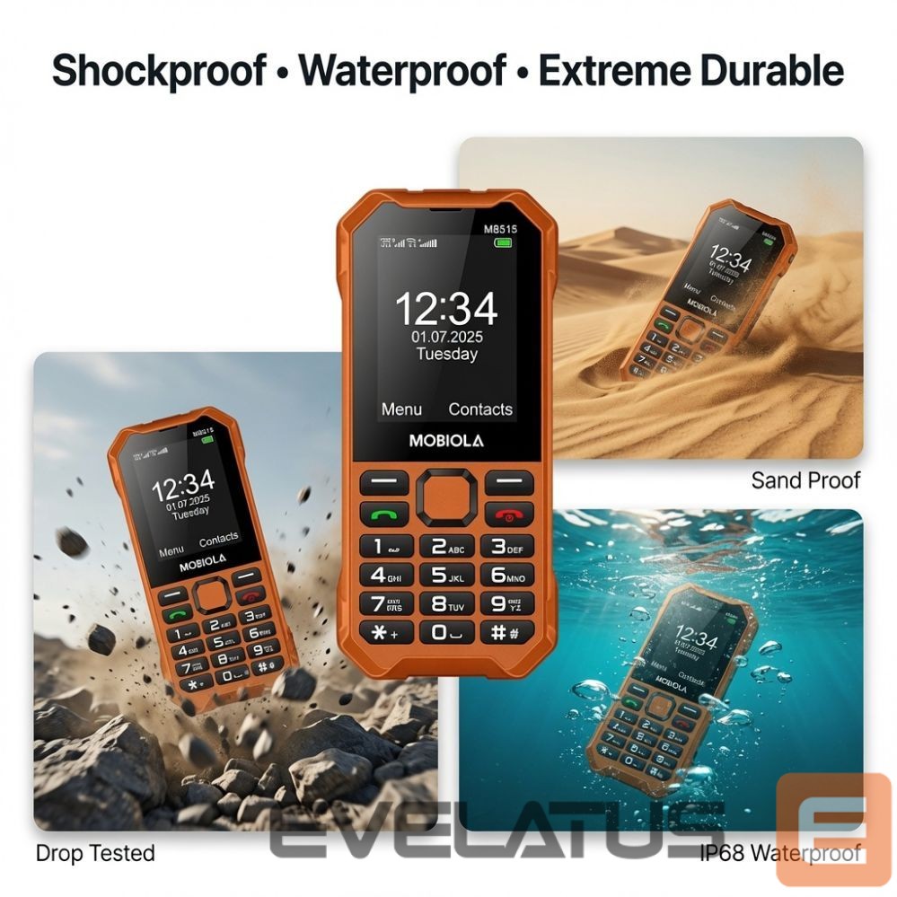 Smartphone Mobiola MB510 TitanX Orange