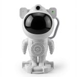 LED Spotlight iLike  Astronaut Smart LED Lamp with Bluetooth Speaker, RGB Night Light, Remote Control, 360° Rotating Head White