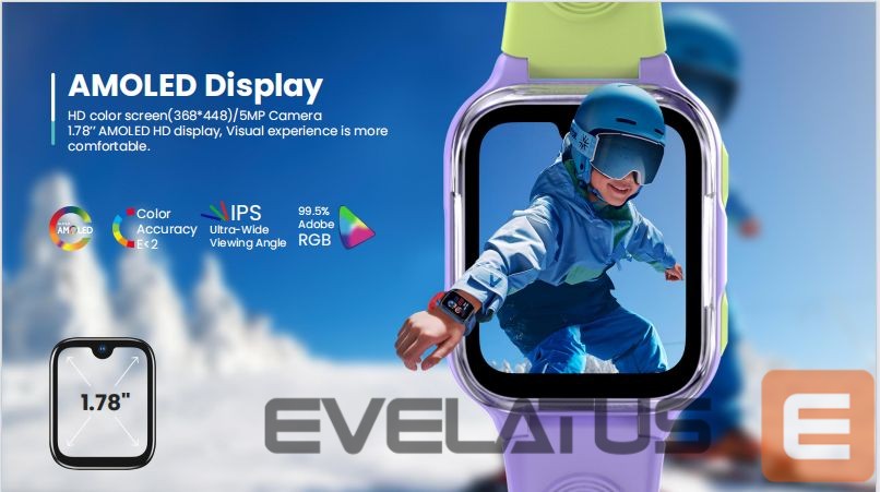 Smart watches LAGENIO AI Kids Watch K9 4G Purple