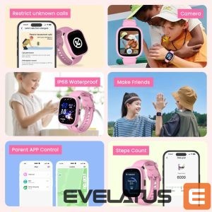 Smart watches LAGENIO  K3 4G Kids Smart Watch Pink