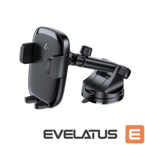 Auto charger Acefast  IN-CAR Phone Holder With 15W FAST Wireless Charger Black