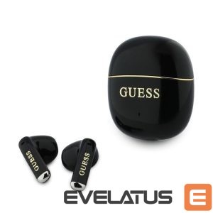 Wireless headphones Guess  Gold Line Glossy Classic Logo TWS Wireless Earphones Black Gold
