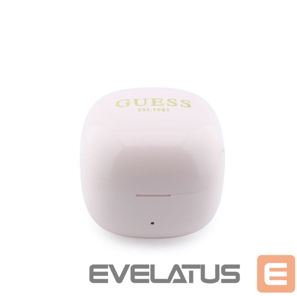 Wireless headphones Guess Mini Classic Logo OWS Wireless Earphones Pink