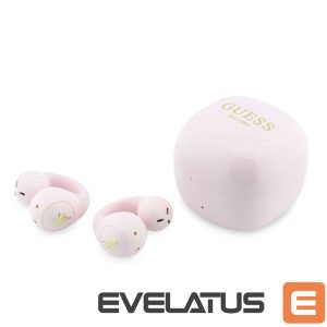 Wireless headphones Guess  Mini Classic Logo OWS Wireless Earphones Pink