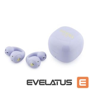 Wireless headphones Guess  Mini Classic Logo OWS Wireless Earphones Purple