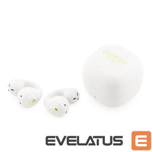 Wireless headphones Guess  Mini Classic Logo OWS Wireless Earphones White
