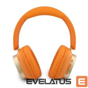 Wireless headphones Guess  Rectangle Metal Script Logo ENC Wireless Headphone Orange
