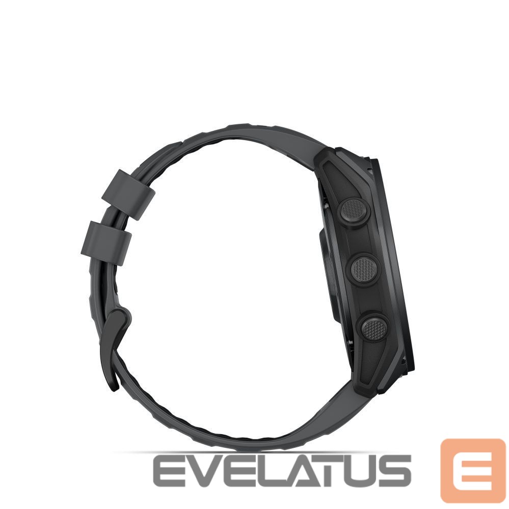 Smart watches Garmin tactix 8 – 51 mm, AMOLED, Cerakote Coating Includes Applied Ballistics Ultralight Solver and Slate Grey
