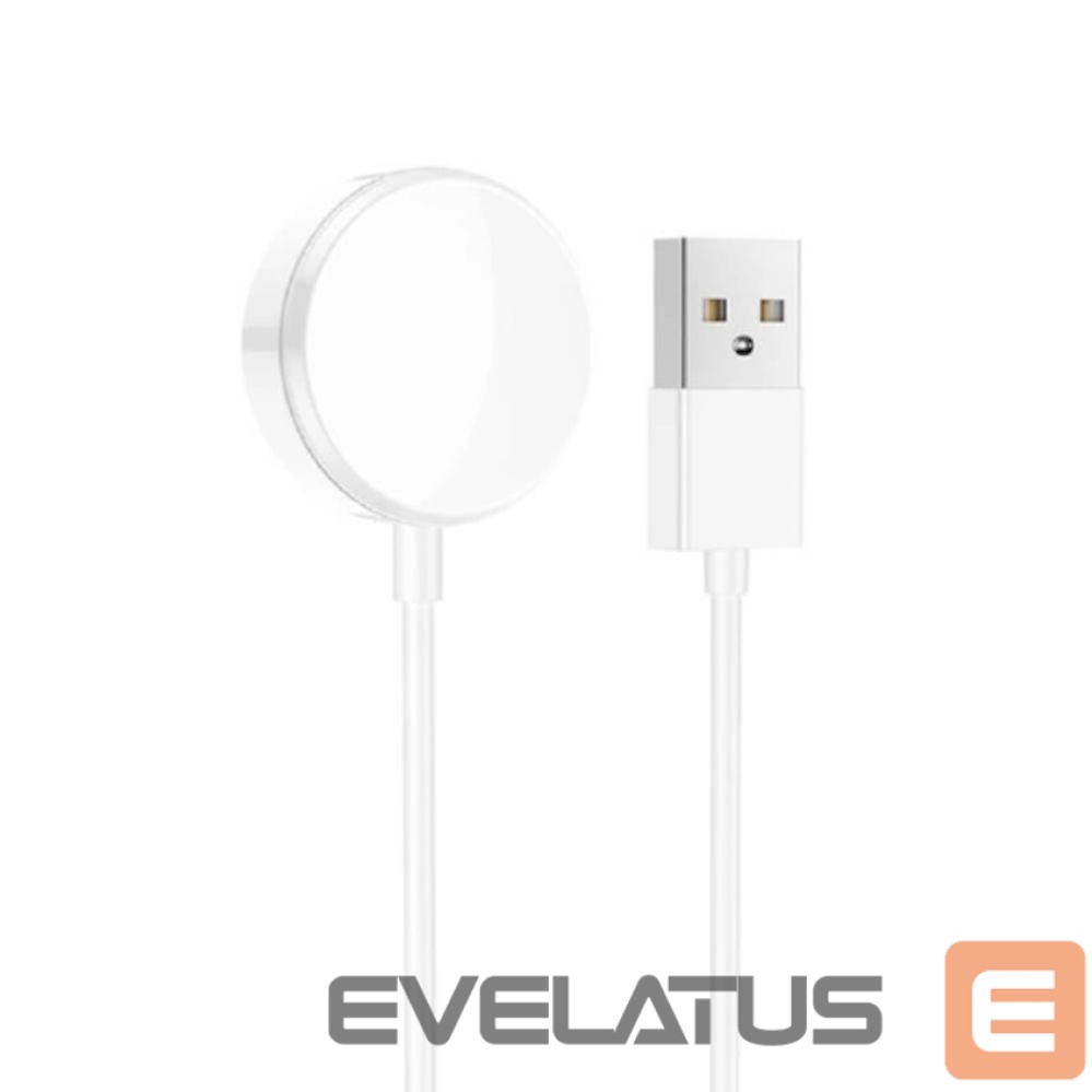 Charger iWear CH3 Universal USB 1m Power Cable Smart Watch 3.5W Wireless charger pad White
