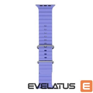 Strap iWear  S1 Grooved Soft Silicone 20mm strap for Apple Watch 49mm / 45mm / 44mm / 42mm Lilac