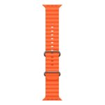 Strap iWear  S1 Grooved Soft Silicone 20mm strap for Apple Watch 49mm / 45mm / 44mm / 42mm Orange