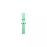 Strap iWear  S1 Grooved Soft Silicone 20mm strap for Apple Watch 49mm / 45mm / 44mm / 42mm Light Green