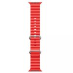Strap iWear  S1 Grooved Soft Silicone 20mm strap for Apple Watch 49mm / 45mm / 44mm / 42mm Red