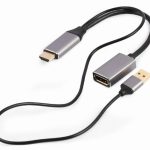 Modules and transceivers Gembird  I/O ADAPTER HDMI TO DP/BLACK A-HDMIM-DPF-02 