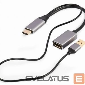 Modules and transceivers Gembird  I/O ADAPTER HDMI TO DP/BLACK A-HDMIM-DPF-02 