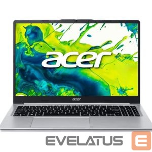 Laptop computer Acer  Notebook||CPU AMD RyzenT 3|5400U|2.6 GHz|15.6 "|1920 x 1080 pixels|RAM 8 GB|DDR4-SDRAM|SSD 512 GB|Discrete graphics Not available|On-board graphics Yes|Numeric keypad Yes|Keyboard language US International|OS installed Windows 11 Home|Colour Silver|Weight 1.45 kg|NX.JXMEL.001 
