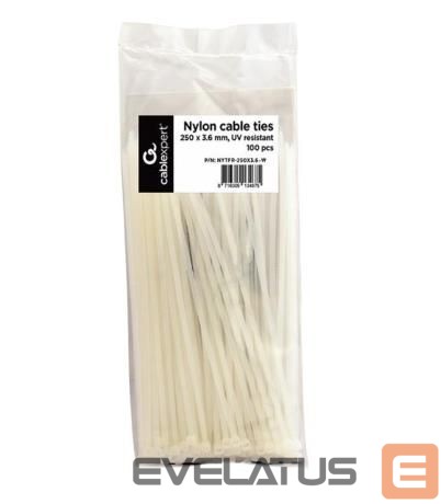 Commutator Gembird CABLE ACC TIES NYLON 100PCS/NYTFR-250X3.6-W